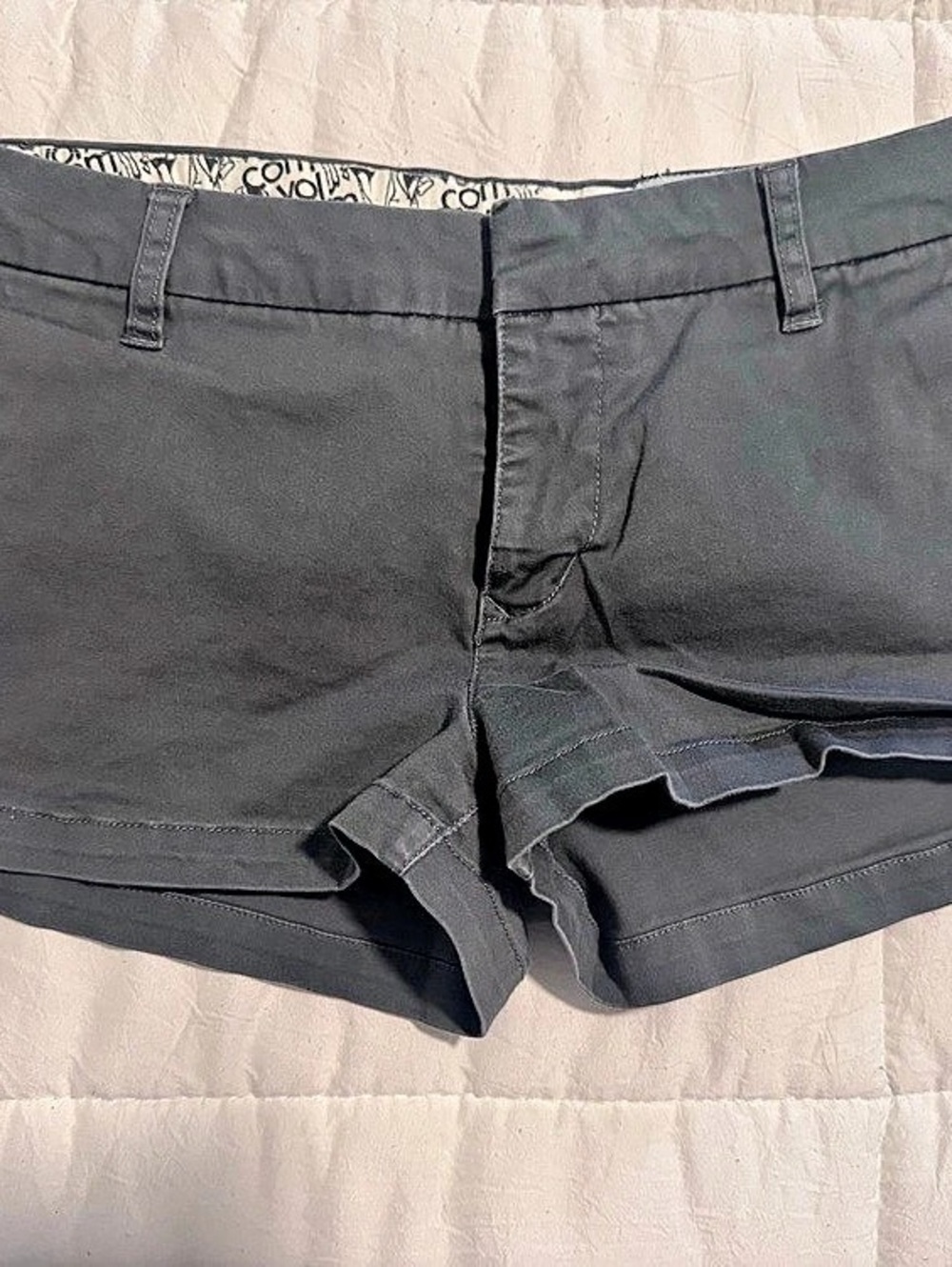 Volcom Women's Cargo Shorts in Gray